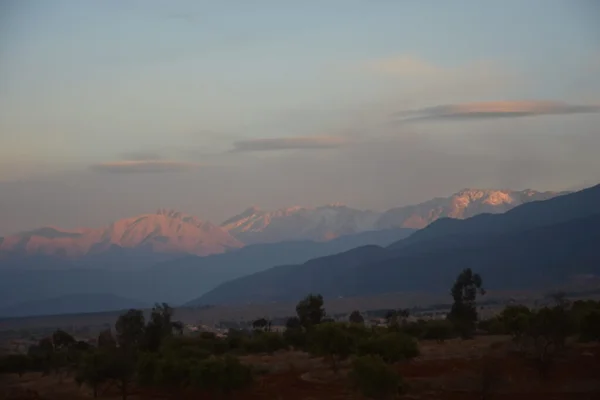 Hoher Atlas Gebirge in der Nähe von Atlas Ecosite Marokko