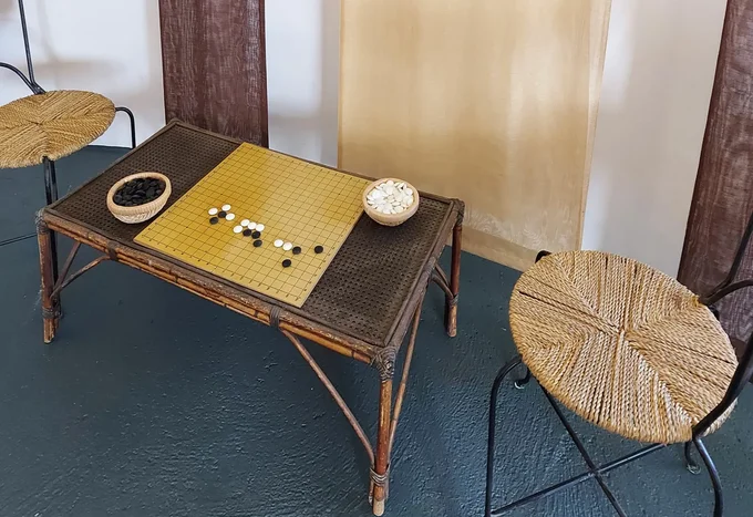 Plateau de jeu de Go traditionnel - Jeux de société Atlas Ecosite